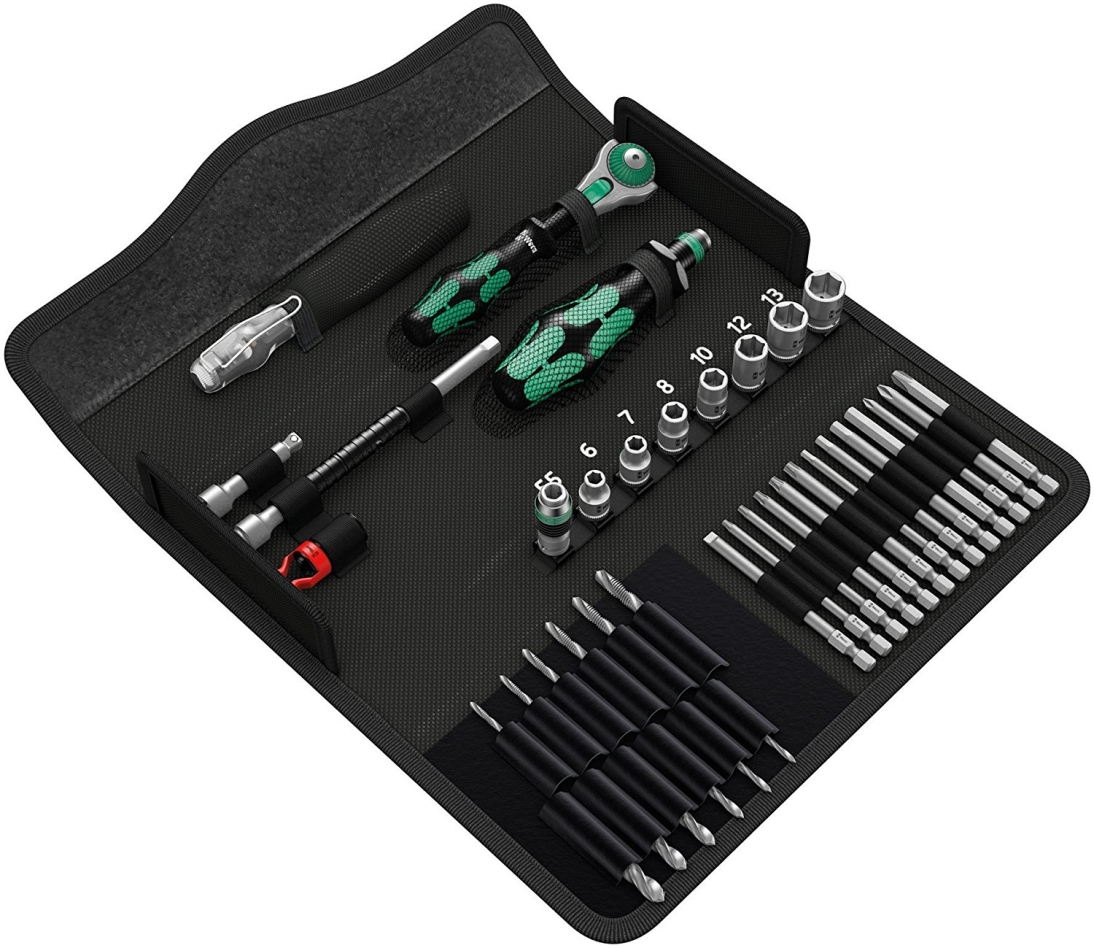 Wera 05135928001 Kraftform Kompakt M 1 Set di utensili in metallo, 39 pezzi in valigetta